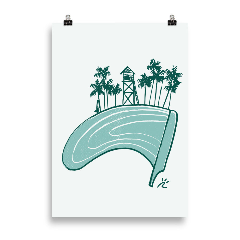 Impresión digital "Fin your paradise"