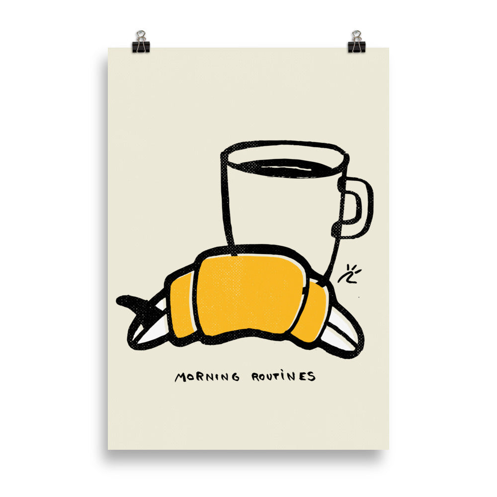 Impresión digital "Morning Routines Series"