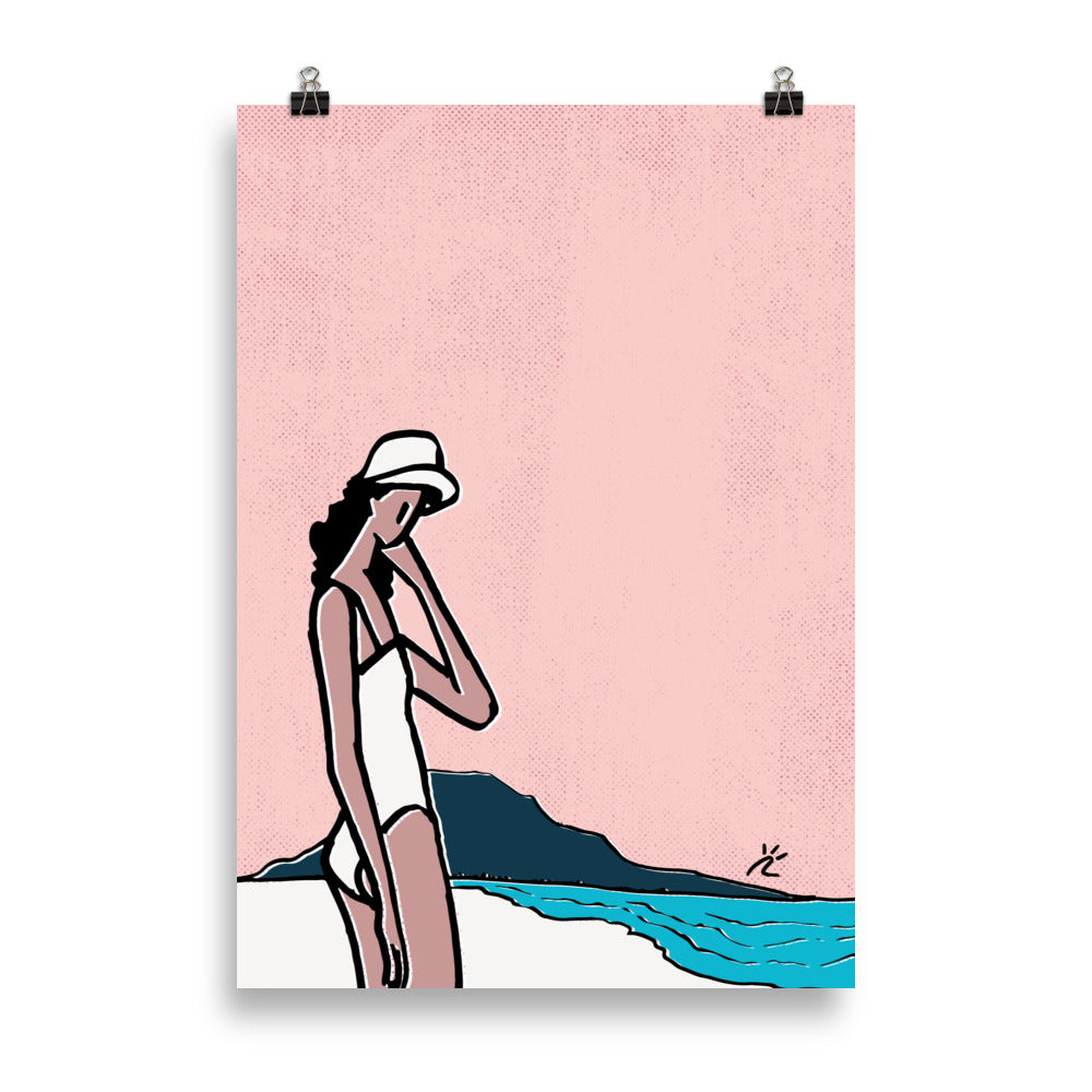 Impresión digital "Vivre en Bleu"