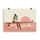 Impresión digital "Take a Break"