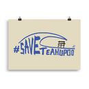 Impresión digital "Save Teahupoo"
