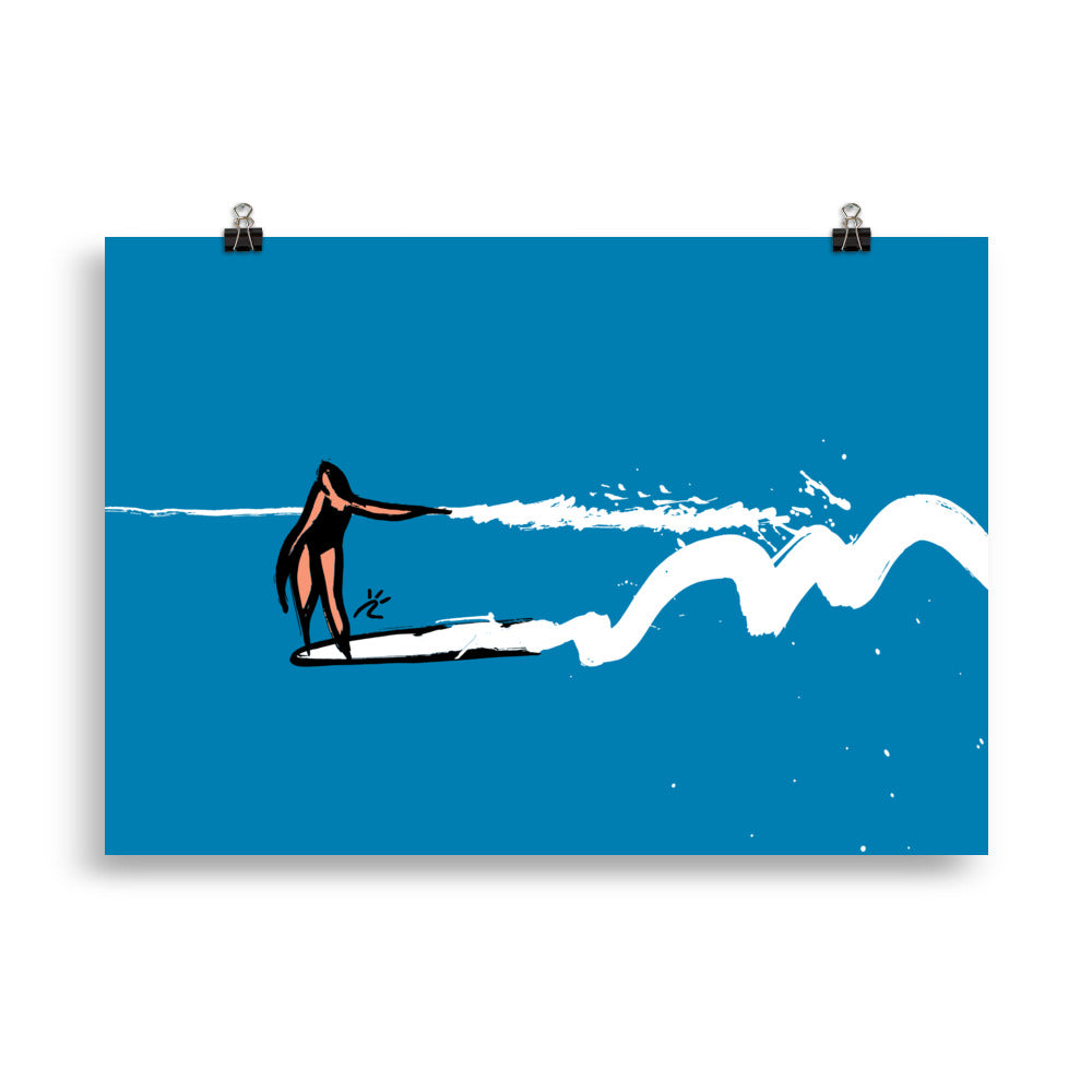 Impresión digital "Surfing Abstract"