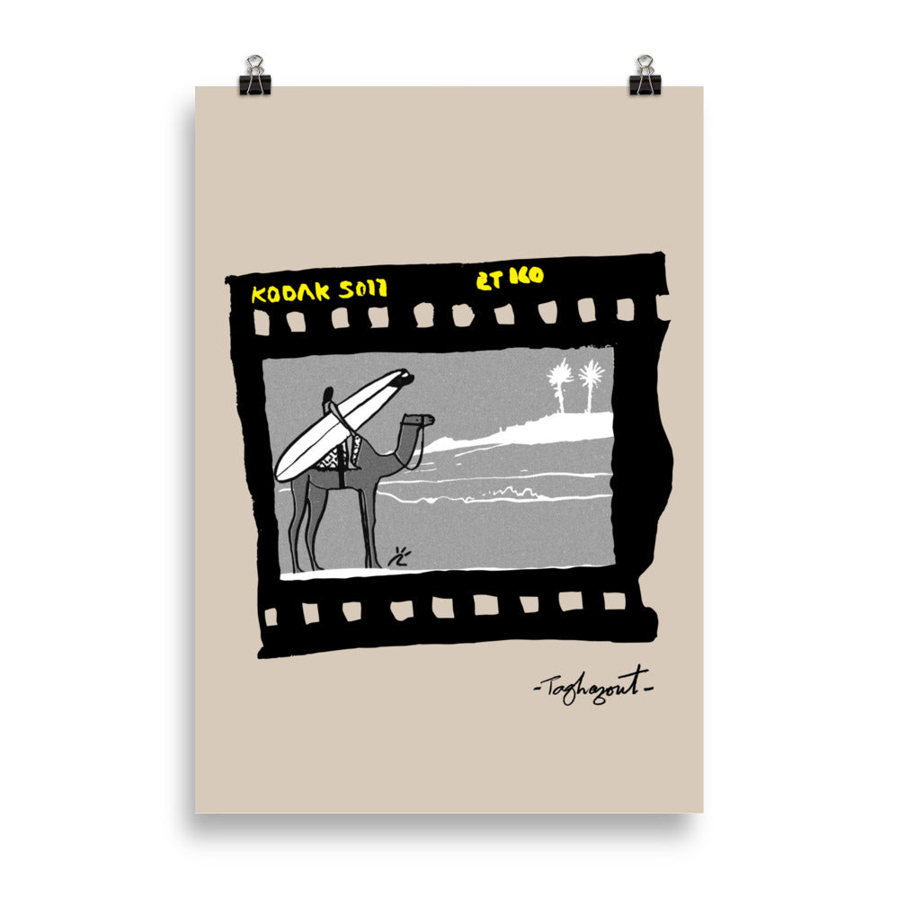 Impresión digital "Taghazout memories"