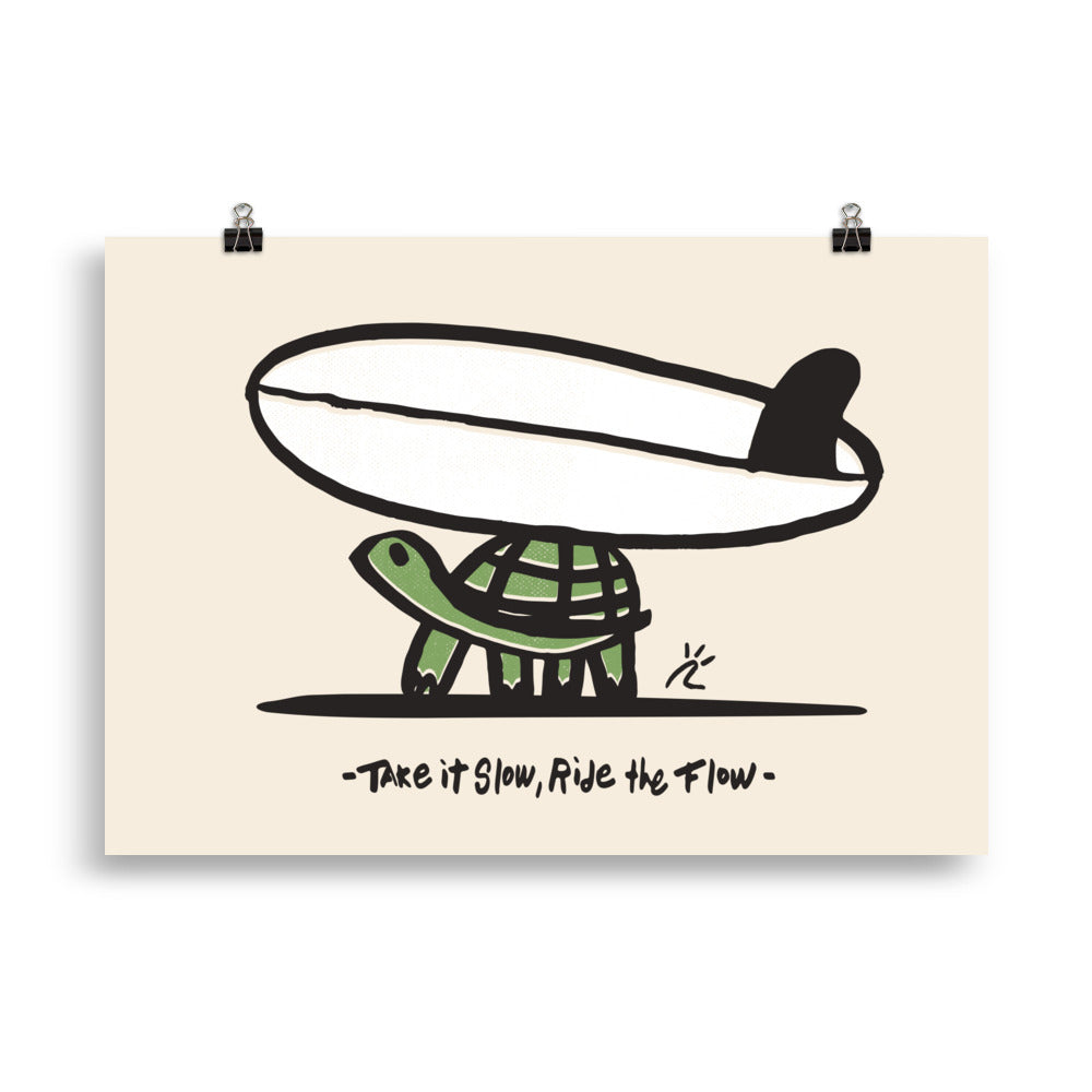 Impresión digital "Take it Slow"