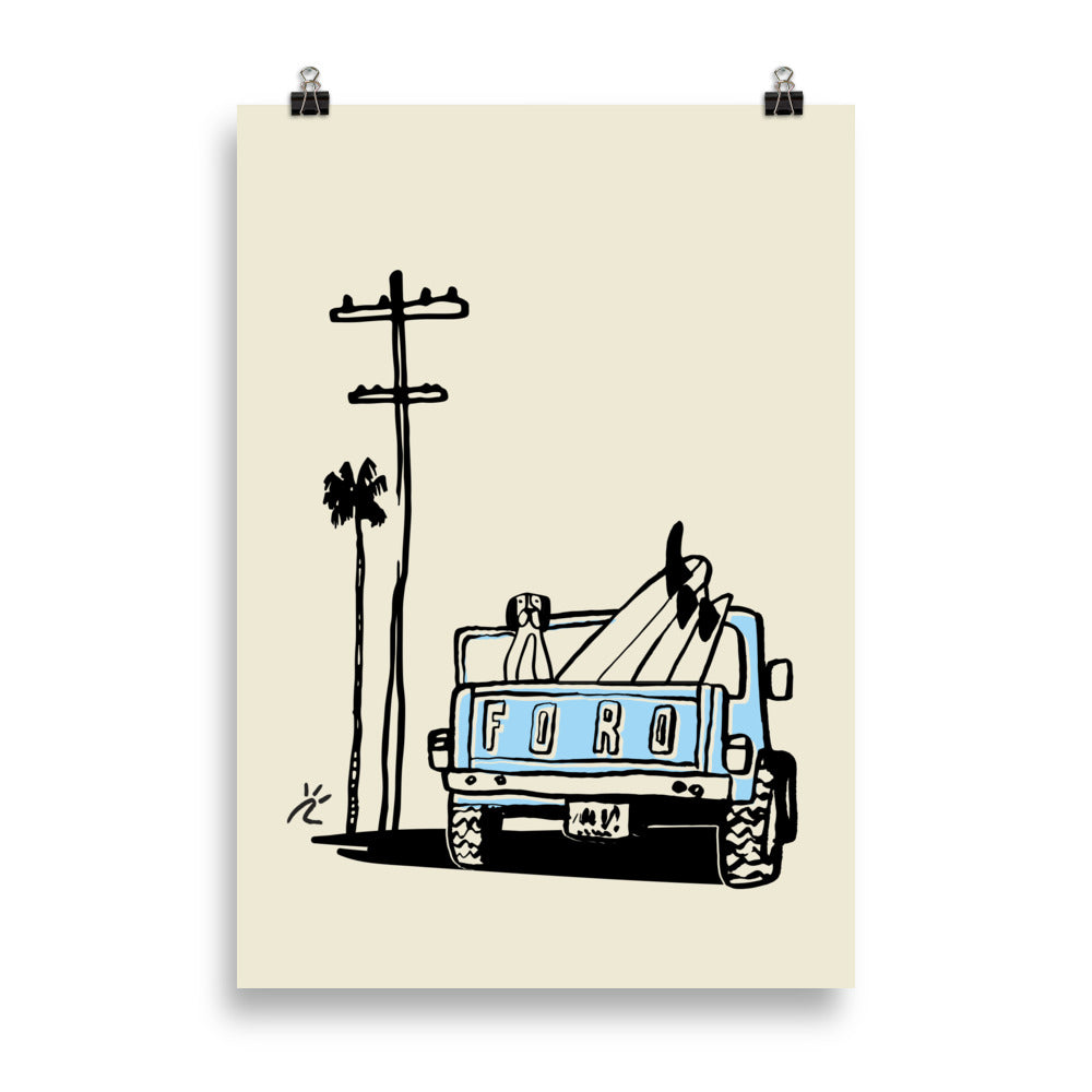 Impresión digital "Good Times"