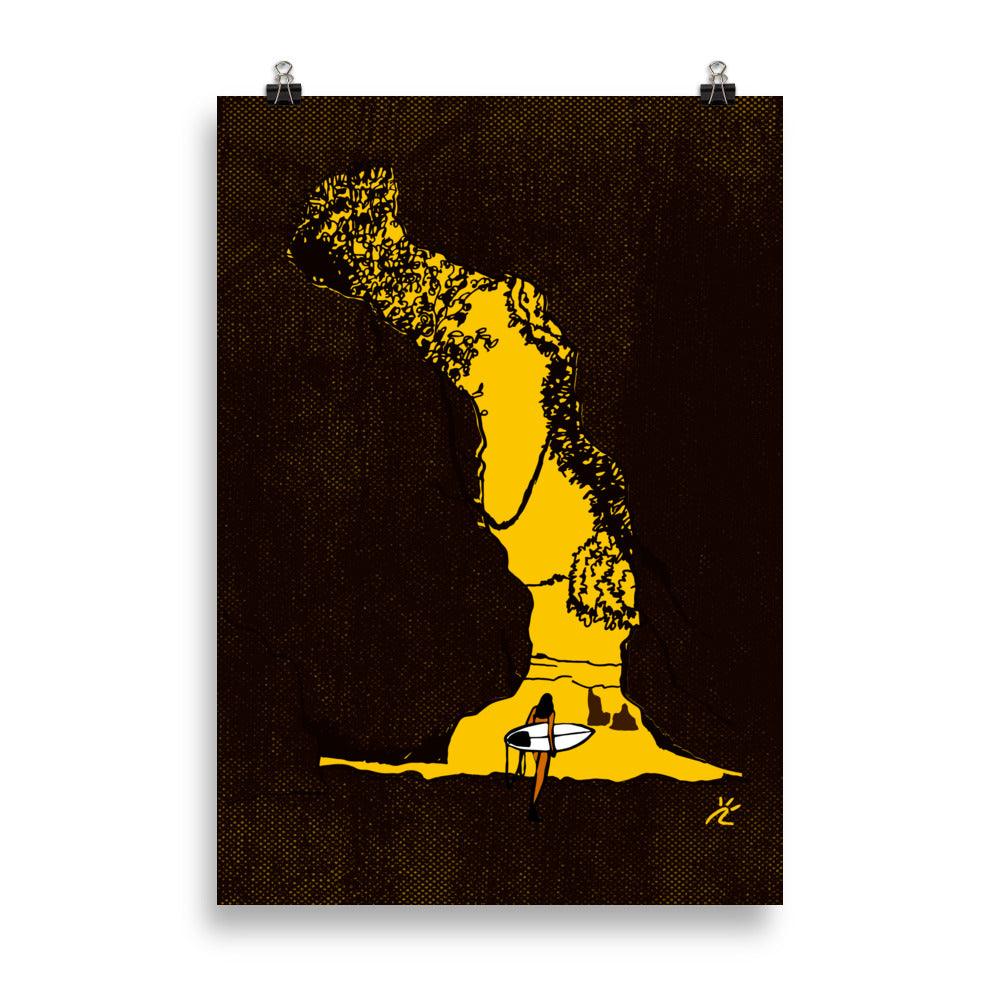 Impresión digital "Into the Light of Uluwatu"