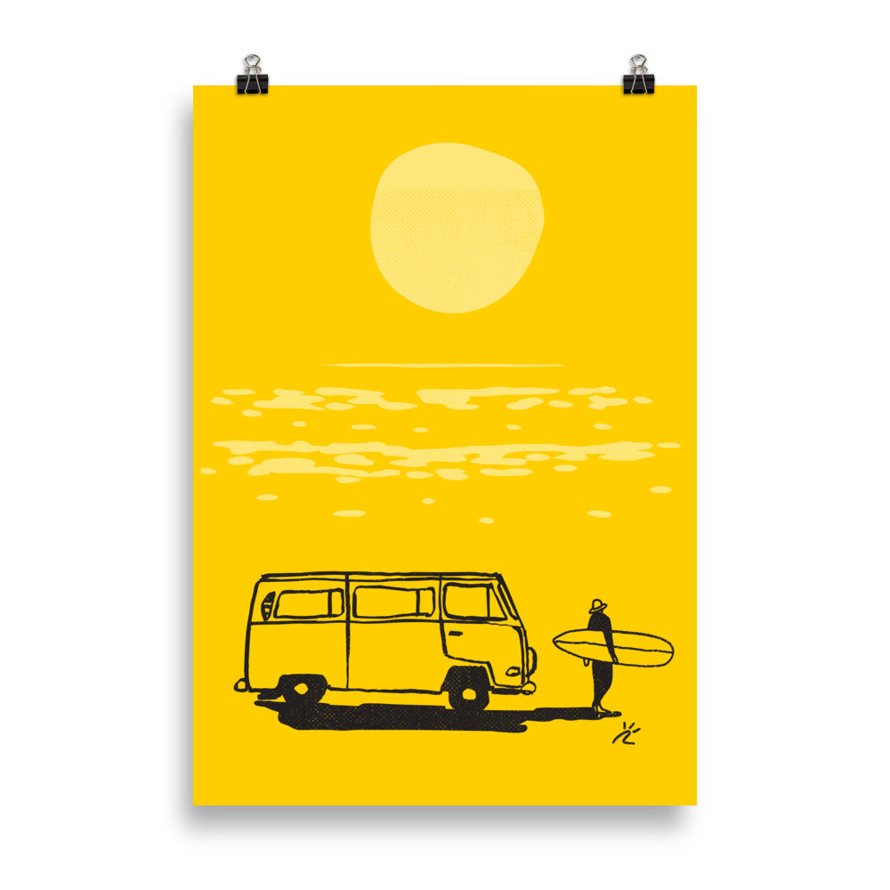 Impresión digital "Golden Reflections"