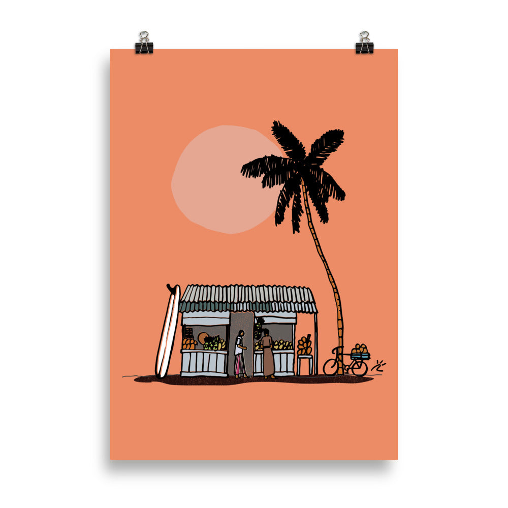 Impresión digital "Matara Road"