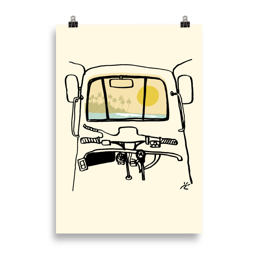 Impresión digital "Road to Paradise"