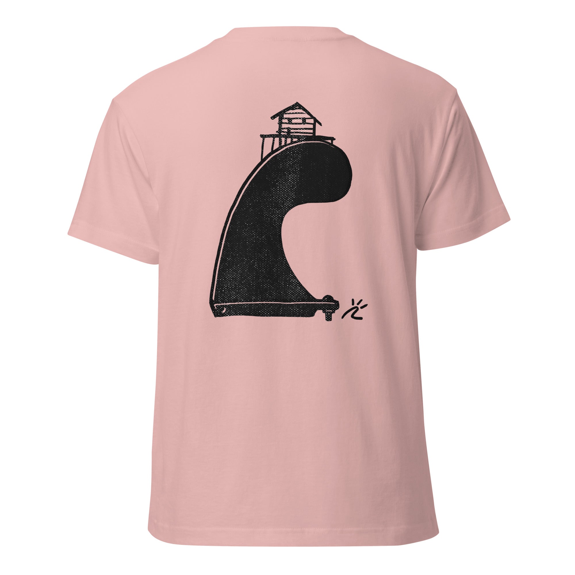 Camiseta de algodón ligera "Al FIN en casa" unisex