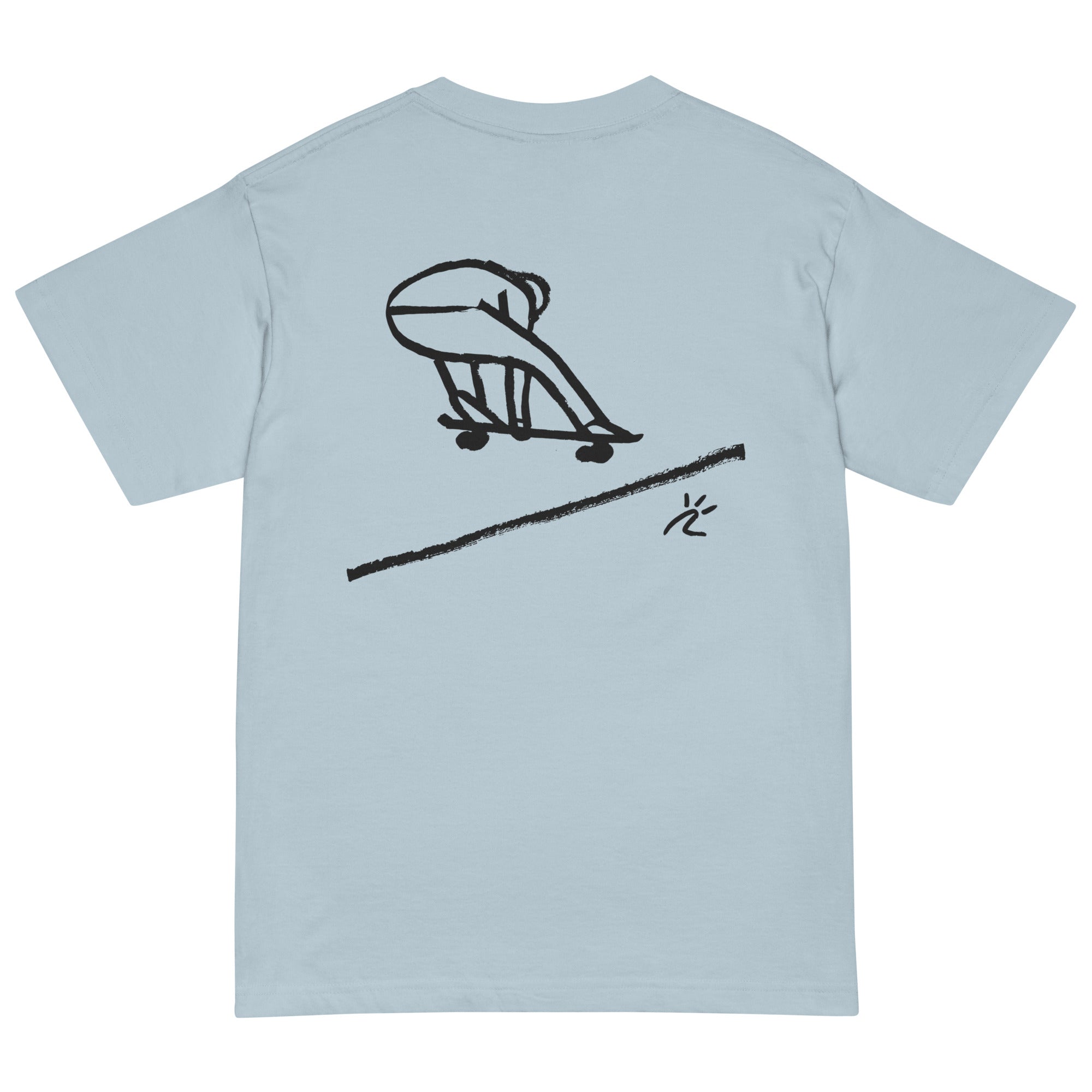 Camiseta de algodón ligera "Streak" Unisex