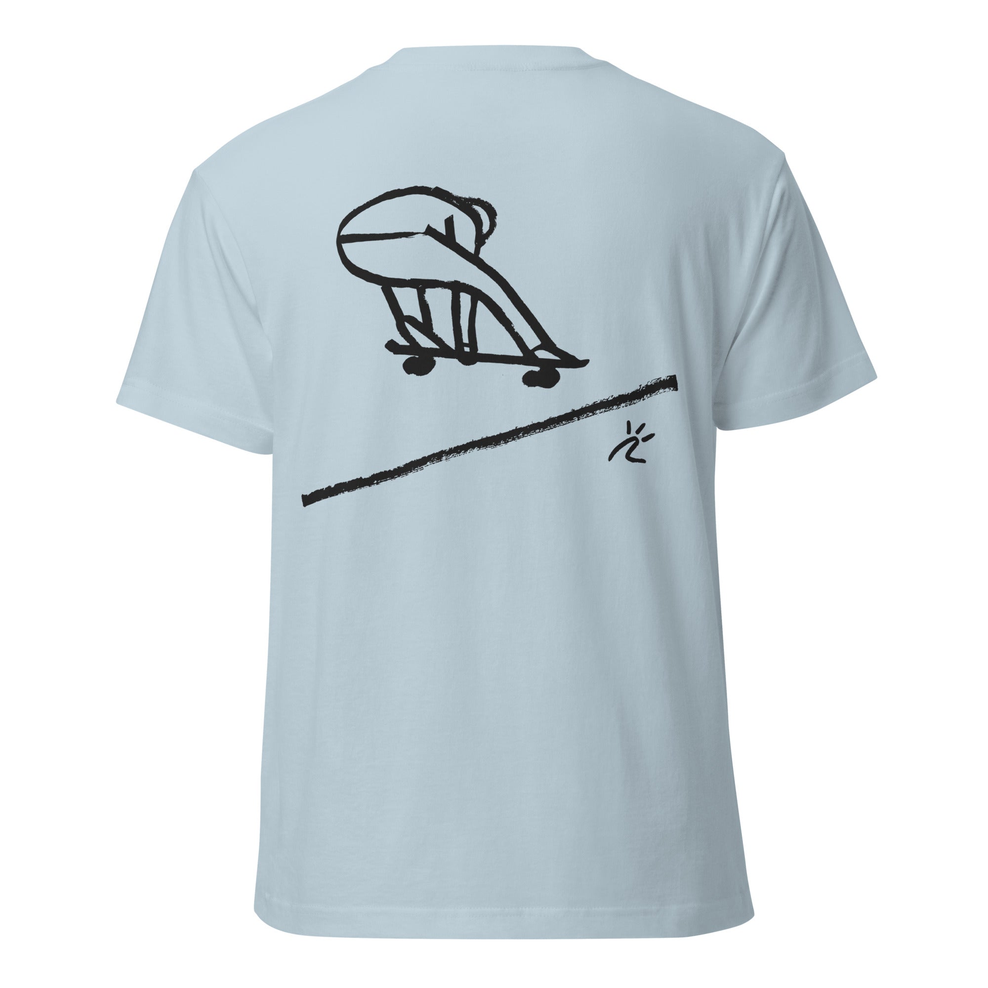 Camiseta de algodón ligera "Streak" Unisex