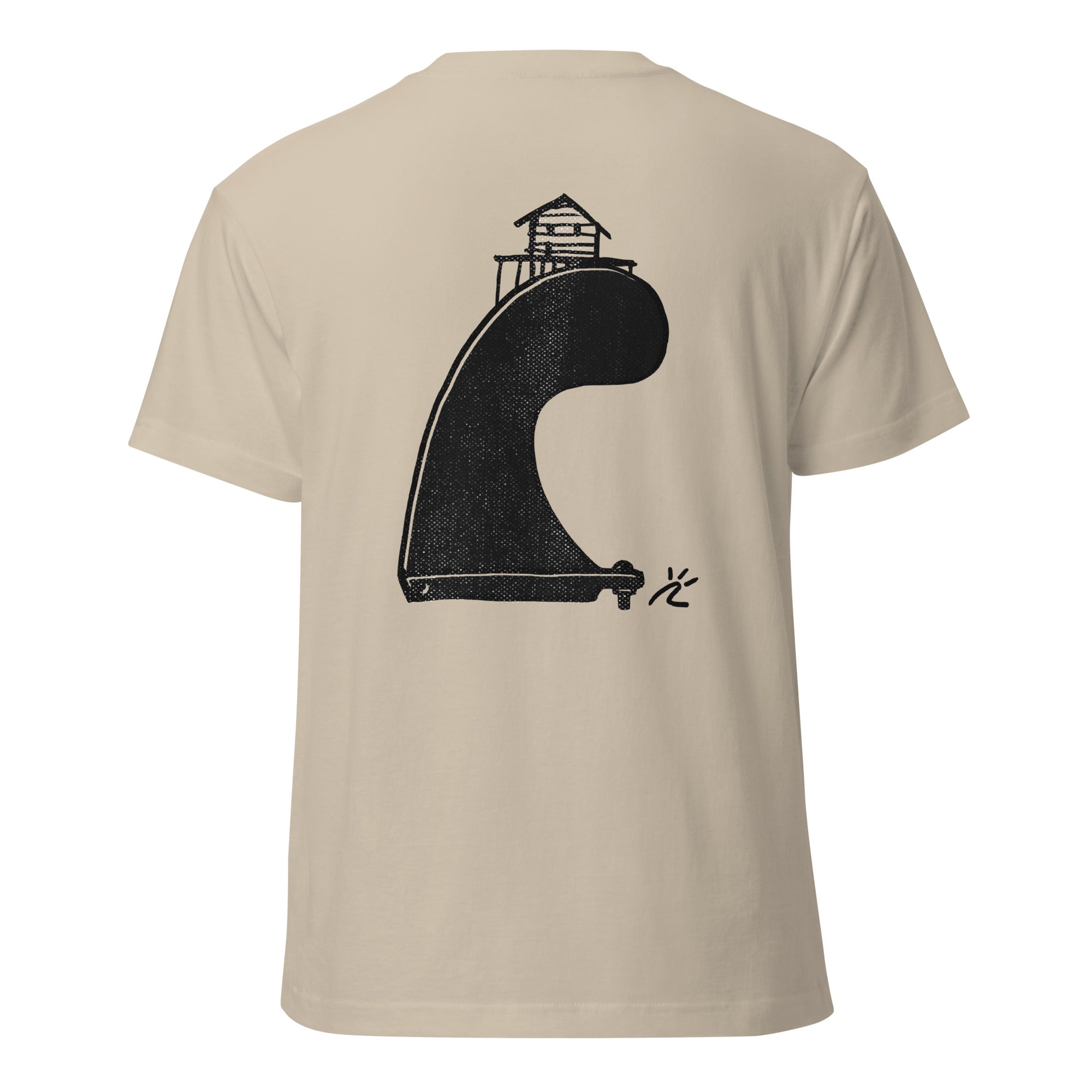 Camiseta de algodón ligera "Al FIN en casa" unisex