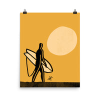 Impresión digital "Toad to the sun"