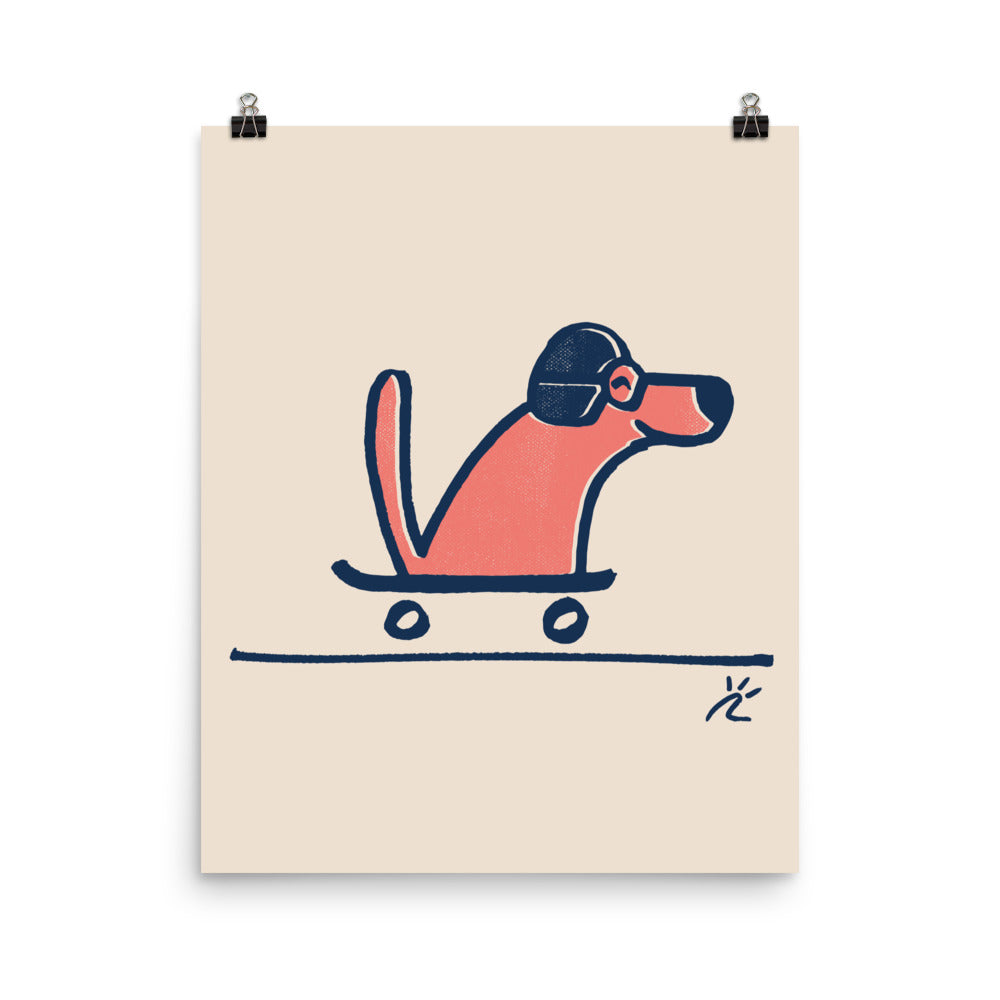 Impresión digital "Dog Town"