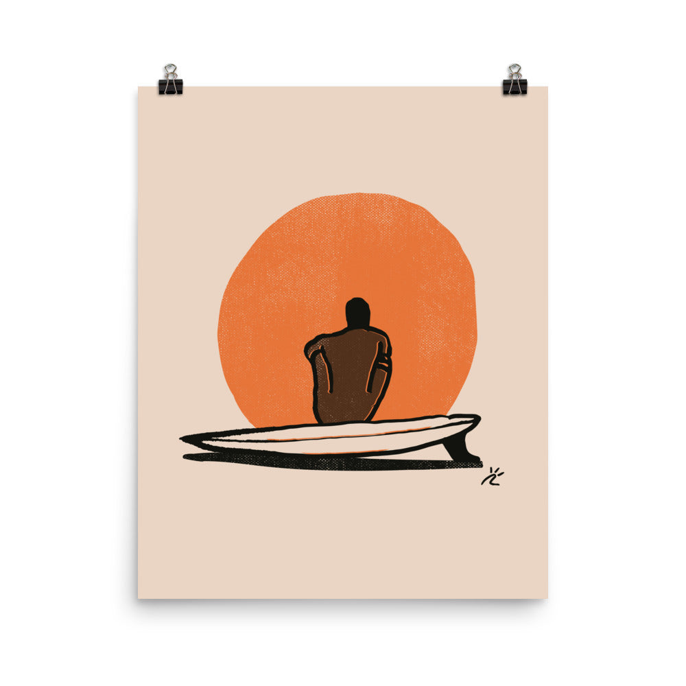 Impresión digital "Never ending day"