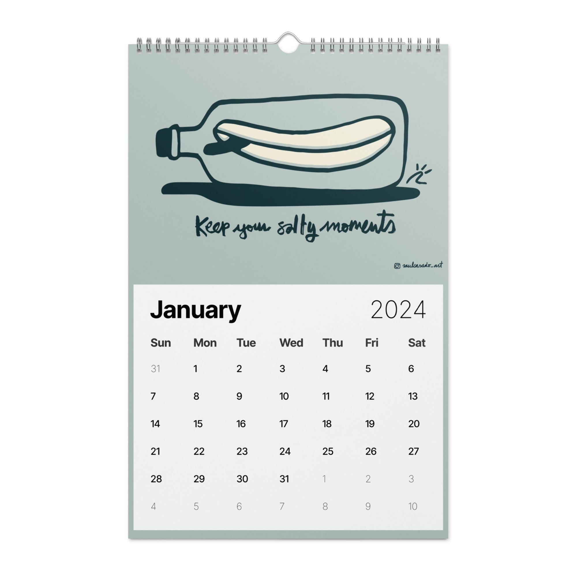 Riding Waves of Inspiration · Wall calendar (2024)