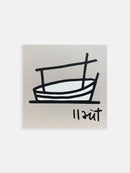 Serigrafía hecha a mano "LLAÜT"