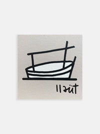 Serigrafía hecha a mano "LLAÜT"