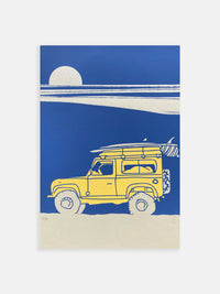 Serigrafía hecha a mano "SURF TRIP" Numerada y firmada