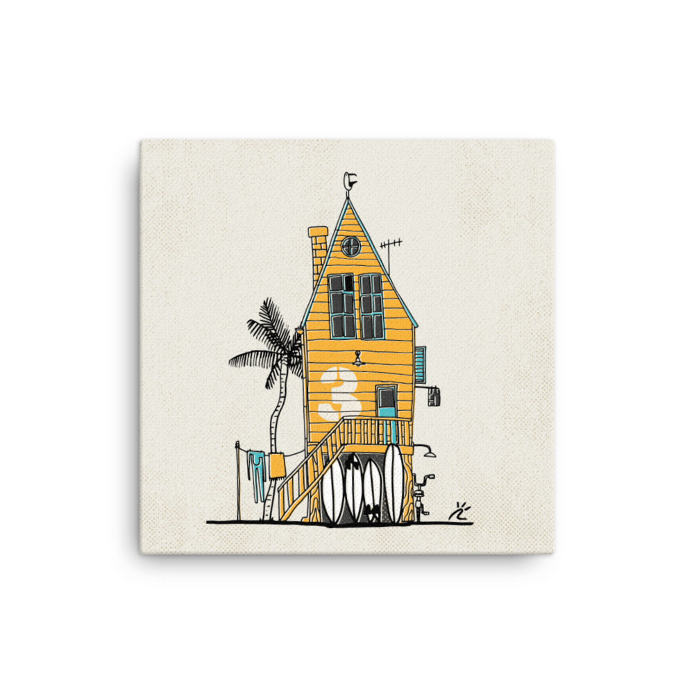 Impresión sobre lienzo "The Beach House"