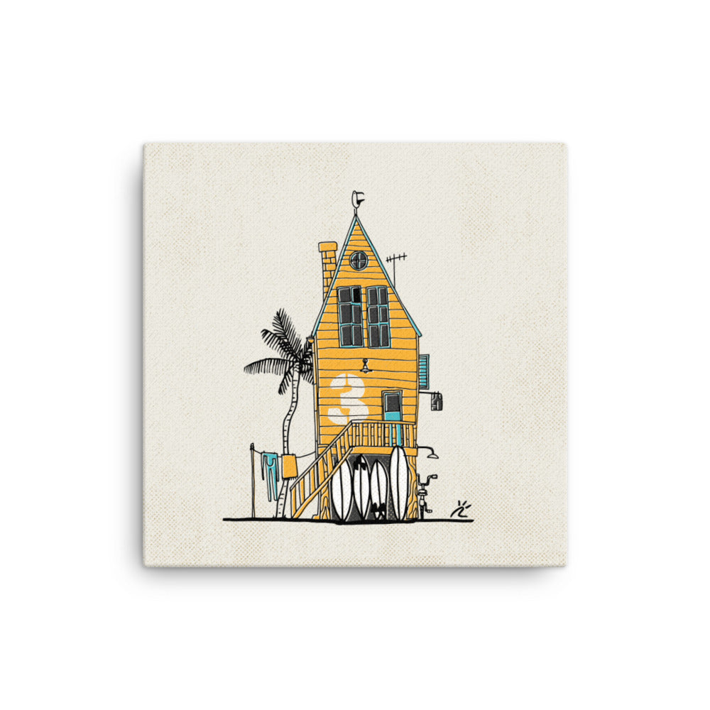 Impresión sobre lienzo "The Beach House"