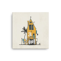 Impresión sobre lienzo "The Beach House"