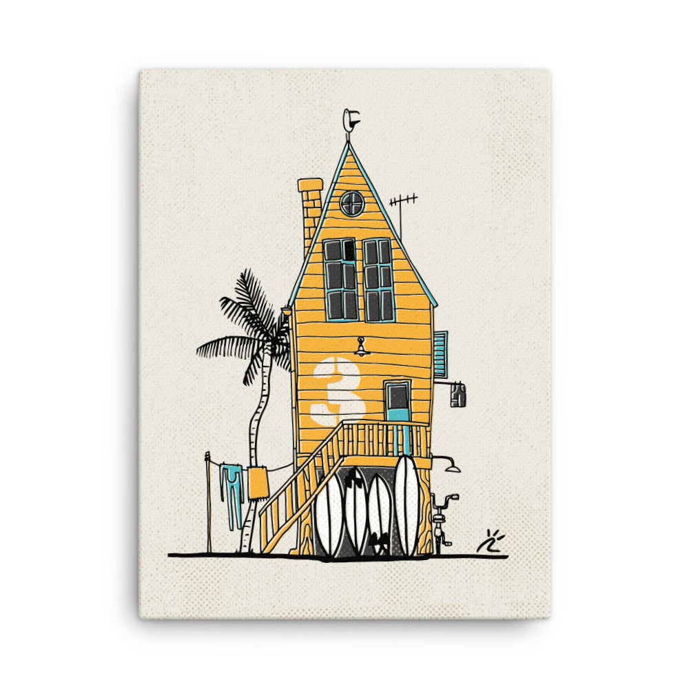 Impresión sobre lienzo "The Beach House"