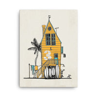 Impresión sobre lienzo "The Beach House"