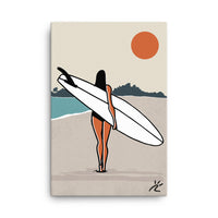 Impresión sobre lienzo "Sand Walk" 91,4x61cm