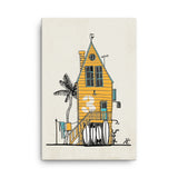Impresión sobre lienzo "The Beach House"
