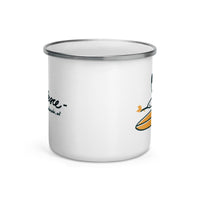 Taza esmaltada "SURF&PEACE"