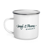 Taza esmaltada "SURF&PEACE"