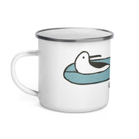 Taza esmaltada "Nose Rider"