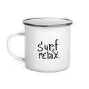 Taza esmaltada "Surf&Relax"