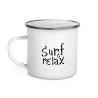 Taza esmaltada "Surf&Relax"