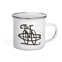 Taza esmaltada "TWINBIKE"