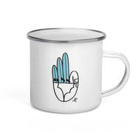 Taza esmaltada "Surf&Relax"