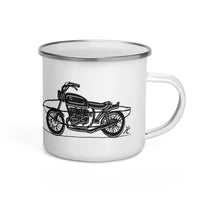 Taza esmaltada "Sensitive Equipment"