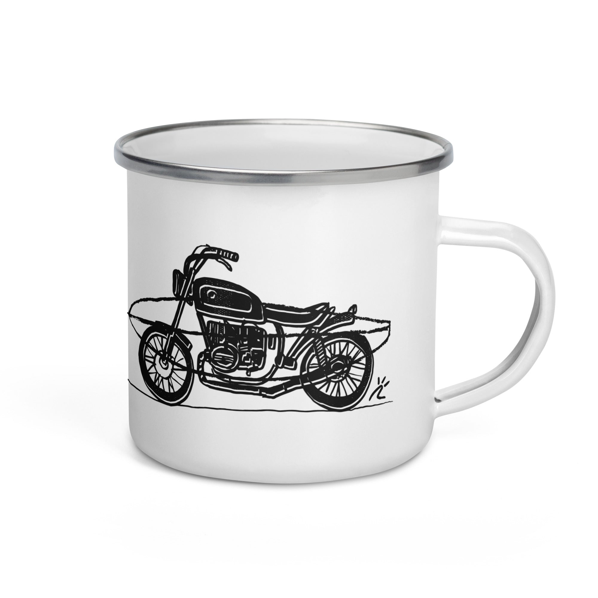 Taza esmaltada "Sensitive Equipment"