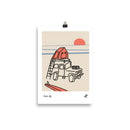 Impresión digital "Line up"