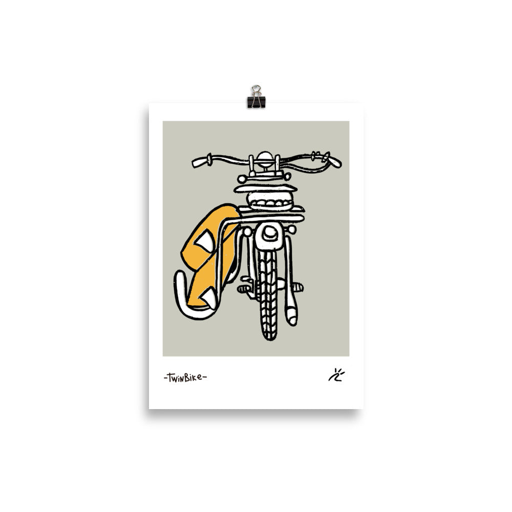 Impresión digital "TWINBIKE"