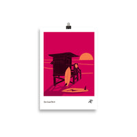 Impresión digital "LIFEGUARD HOUSE"