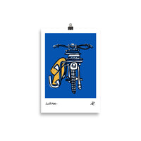 Impresión digital "BACKMOTO"