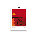 Impresión digital "LONG BYE"