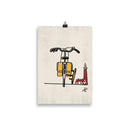 Impresión digital "Surf, bikes & lighthouses"