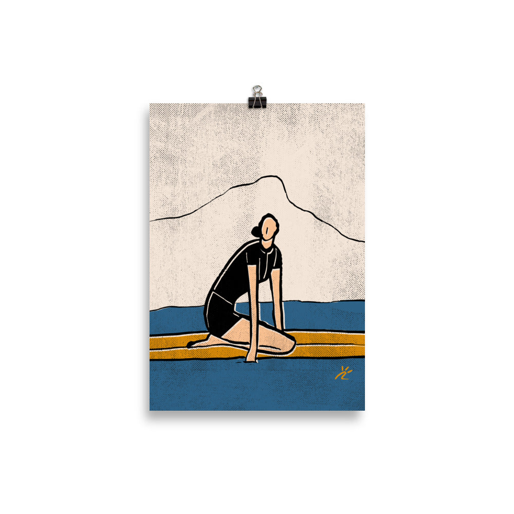 Impresión digital "BLUE MOUNTAIN"