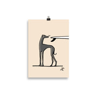 Impresión digital "Whippet"