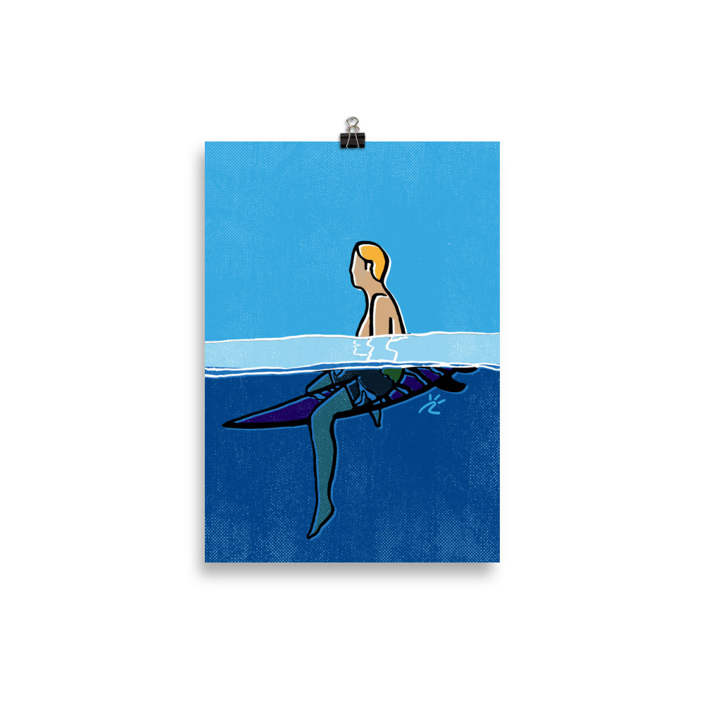 Impresión digital "FREE SURF"