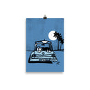 Impresión digital "Background Waves"